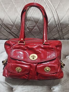 Vintage Coach Bleeker Peyton Street Patent Leather Bag